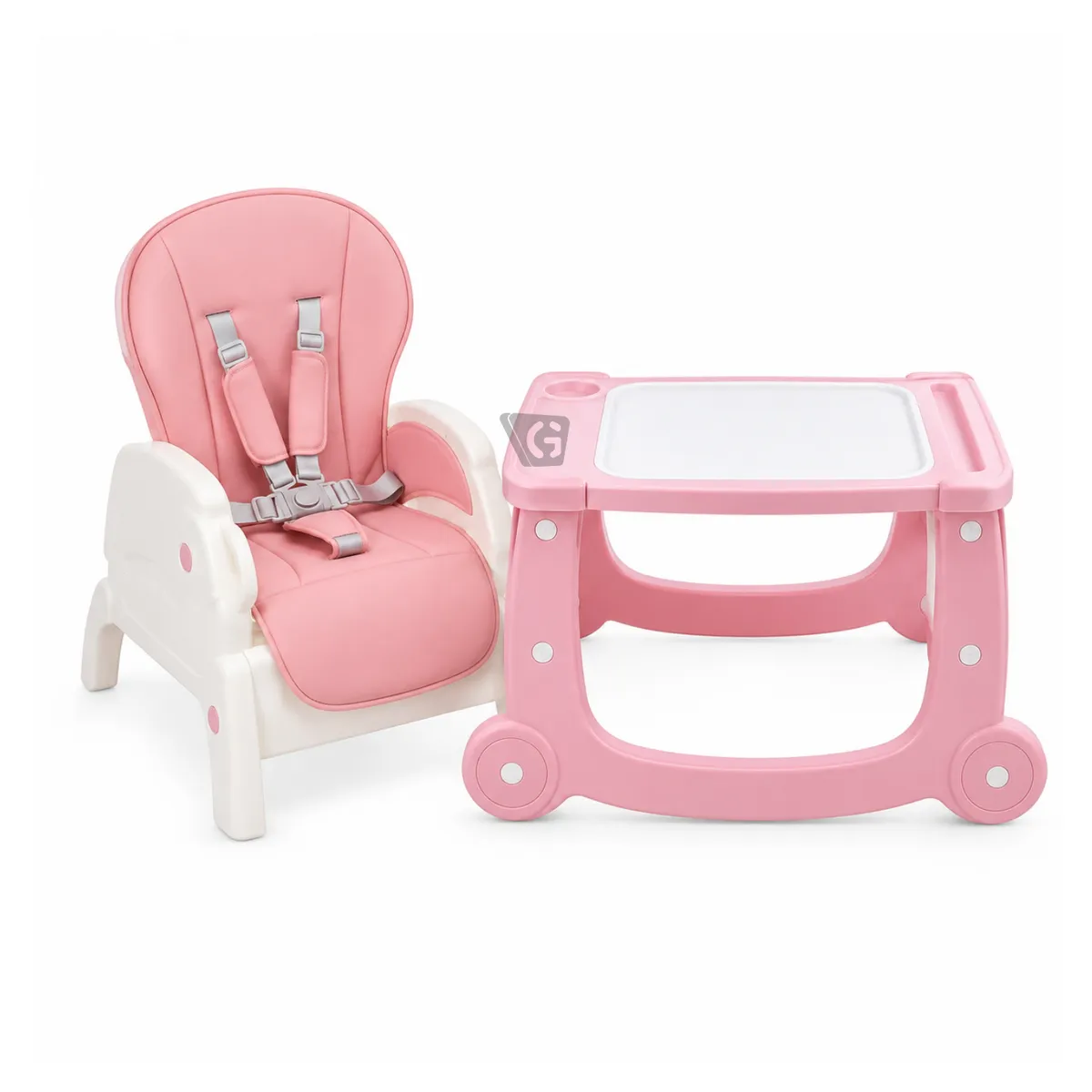 SILLA DE COMER EBABY DANIEL EB646 ROSADO - 5