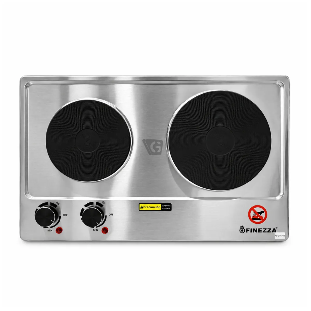 COCINA ELÉCTRICA DE 2 HORNILLA FINEZZA FZ-320H2CE 1500W - 4