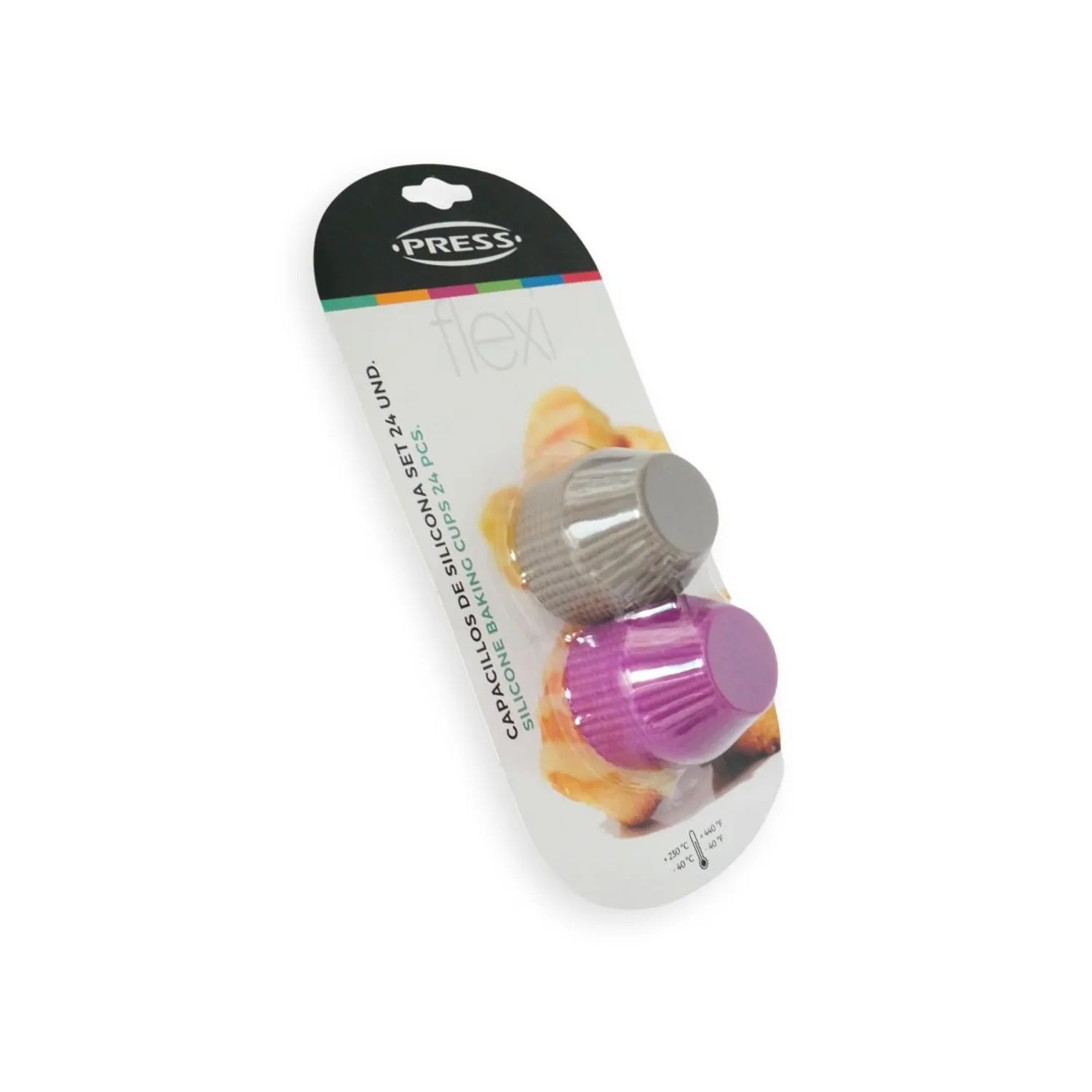 CAPACILLO PRESS MULTICOLOR SILICONA SET 24 UNID - 2