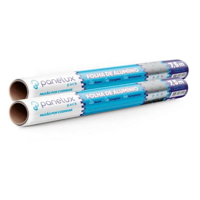 PAPEL DE ALUMINIO 40CM X 7,5M 9 MICRAS - PANELUX - 1