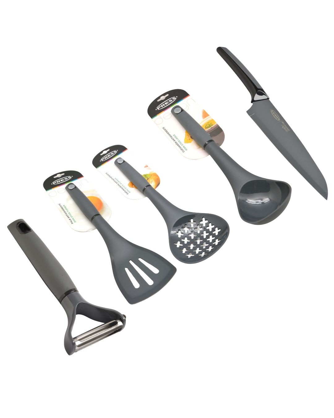 COMBO COCINA PRO 5 PIEZAS - COLOR NEGRO - 1