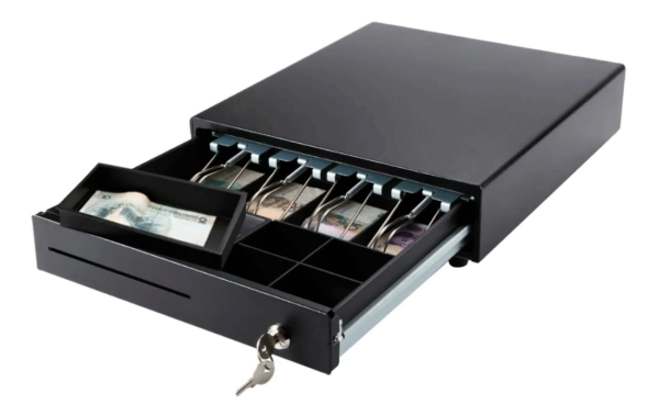GAVETA JPSYSTEMS M330S CAJÓN DE DINERO METÁLICO PARA CAJA REGISTRADORA 33X37CM PISABILLETES - 5