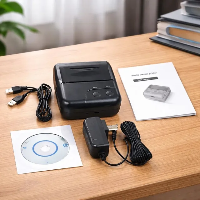 IMPRESORA PORTÁTIL TÉRMICA JPSYSTEMS CX80B BATERÍA TICKET 80MM USB BLUETOOTH + 1 ROLLO - 3