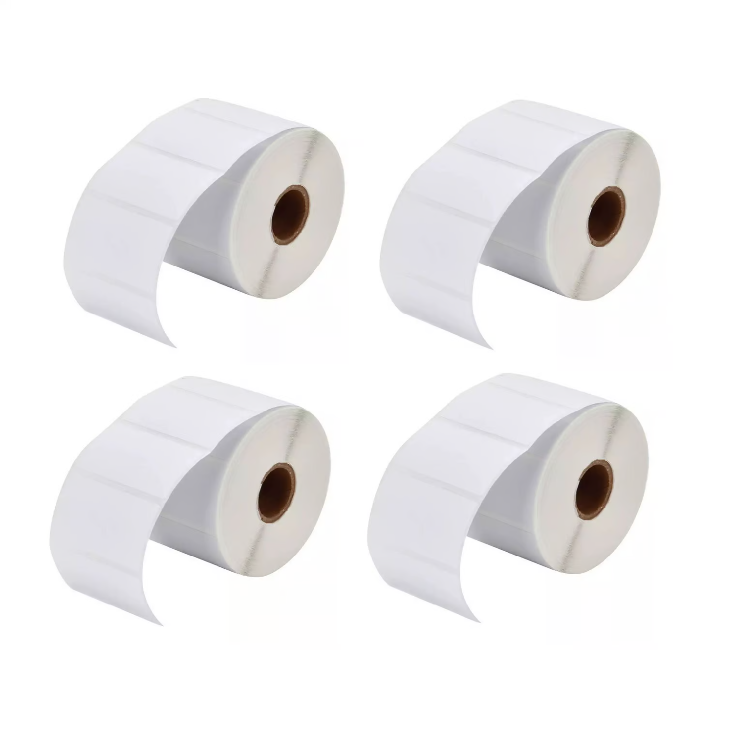 04 Rollos de 500 etiquetas térmicas 76x50mm 1 columna - 1