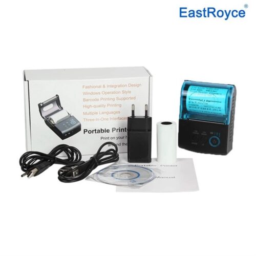 Impresora ticketera térmica portátil con batería 57mm 58mm USB Bluetooth WIFI ER-58I imprime yape - 8