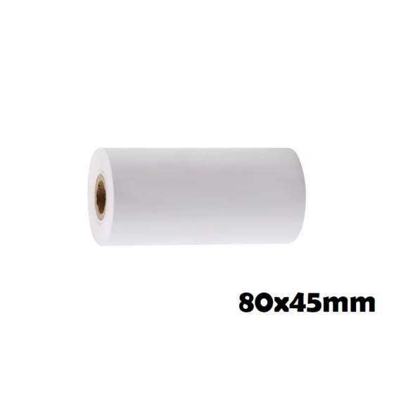 10 ROLLOS PAPEL CONTOMETRO TÉRMICO 80X45MM TICKETS 55G - 1