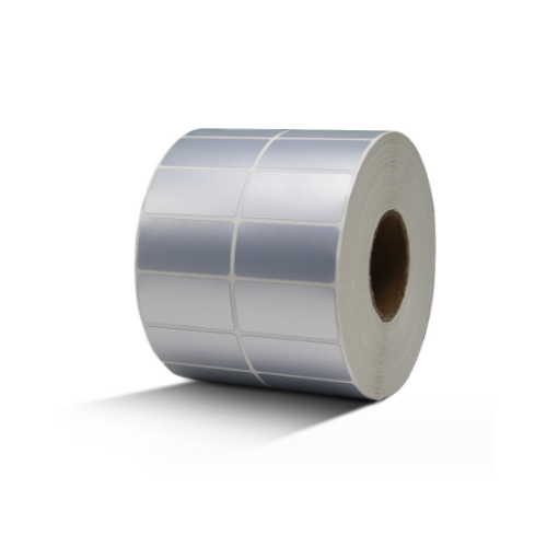 ROLLO 3000 ETIQUETAS ADHESIVAS POLIÉSTER PLATEADO 50X25MM - 1