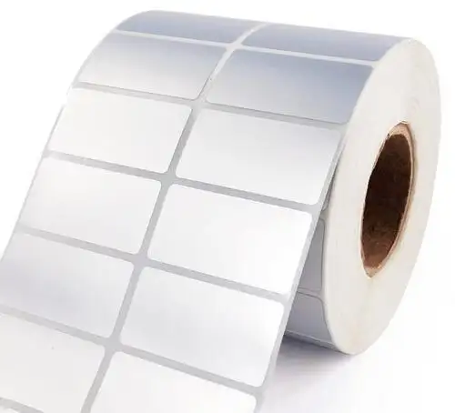 ROLLO 3000 ETIQUETAS ADHESIVAS POLIÉSTER PLATEADO 50X25MM - 2
