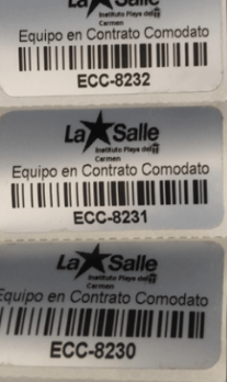 ROLLO 1000 ETIQUETAS ADHESIVAS POLIÉSTER PLATEADO 76X50MM - 2