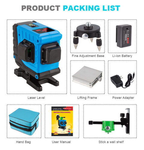 Nivel Laser 12 lineas NF-112G - 5