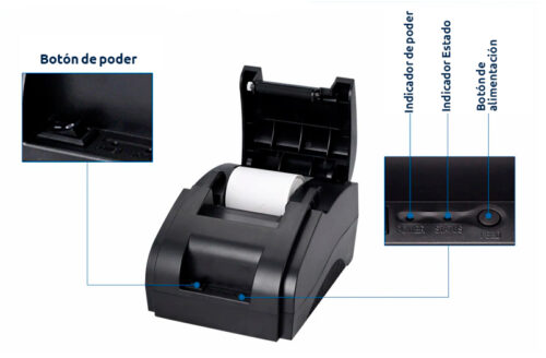 IMPRESORA TICKETERA DE ESCRITORIO TÉRMICA USB BLUETOOTH 57 MM 58 MM 58IIZ - 2