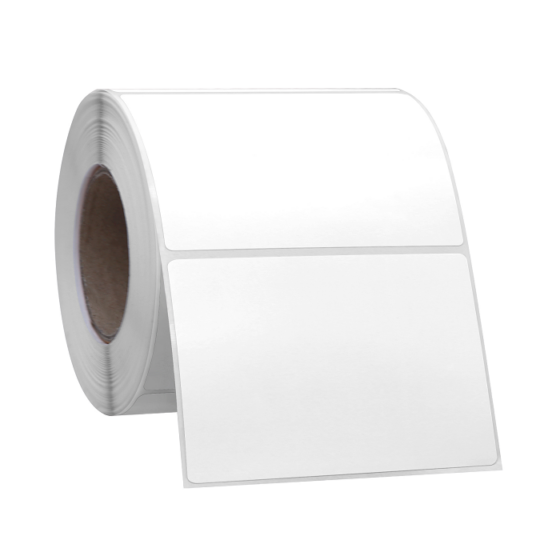CAJA DE 50 ROLLOS DE 500 ETIQUETAS ADHESIVAS TÉRMICO DIRECTO 76X50MM TD BLANCO - 2