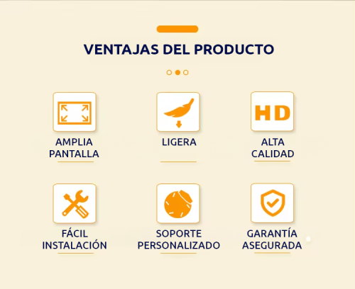 ECRAN PANTALLA PARA PROYECCIÓN TELA 84 PULGADAS BLANCO + FIJADORES - 5