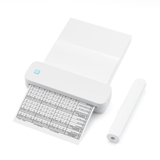 IMPRESORA PORTÁTIL TÉRMICA A4 USB BLUETOOTH D80 CON 1 ROLLO IMPRIME GUIAS ELECTRONICAS 304DPI - 2