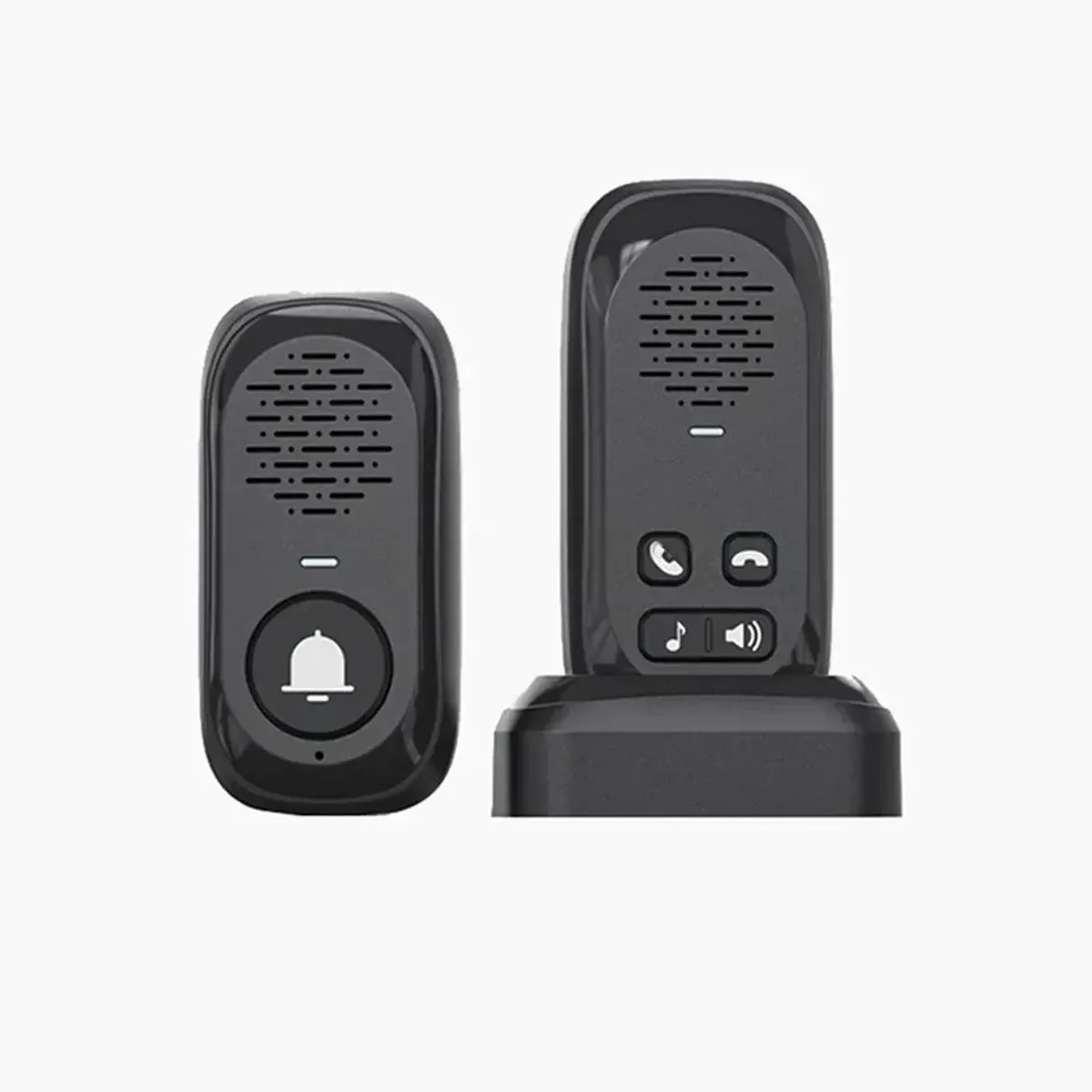 TIMBRE INALÁMBRICO AUDIO BIDIRECCIONAL CON BATERIA IP44 HASTA 50 METROS AIRE LIBRE HORIZONTAL - 1