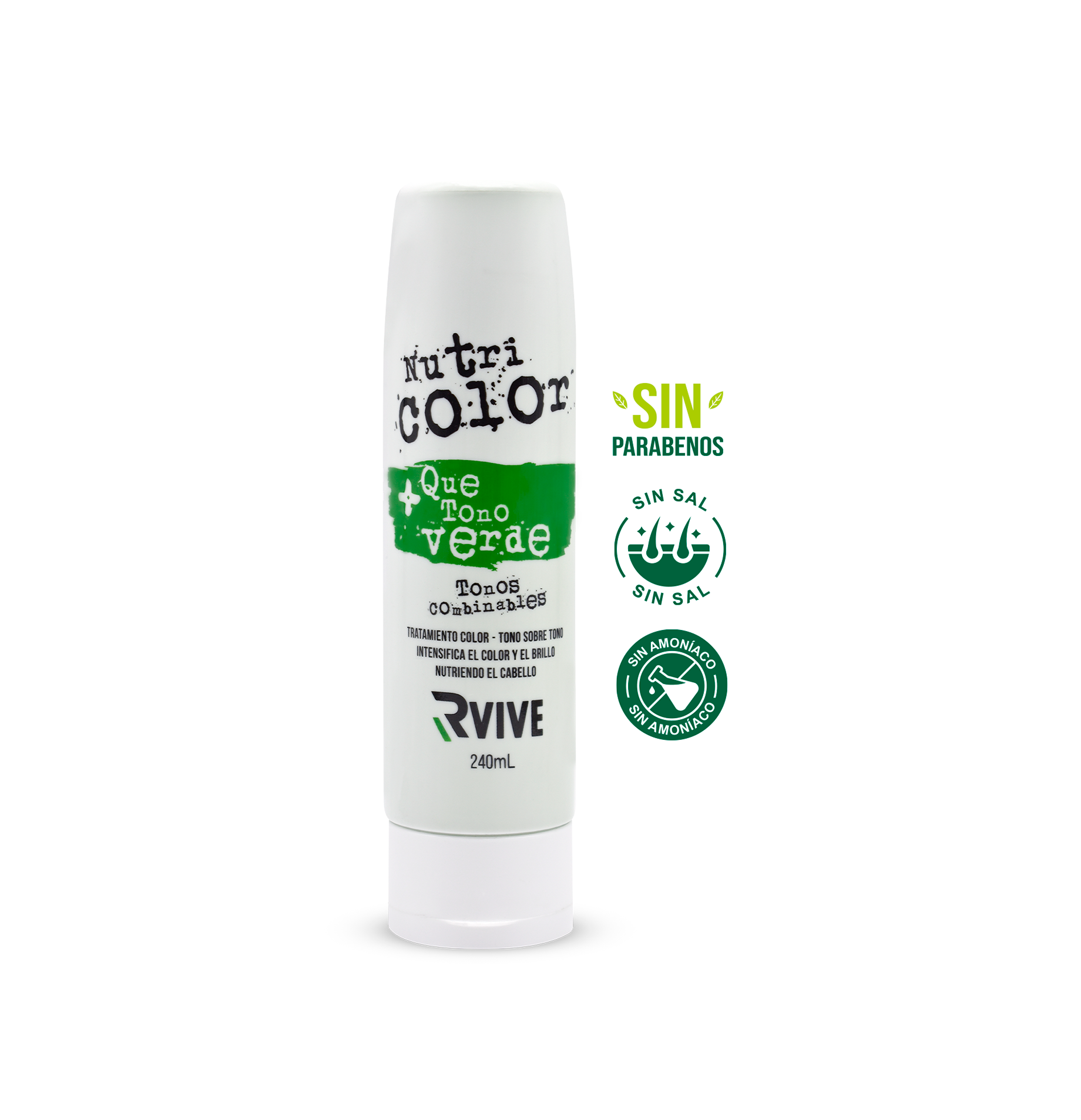 TRATAMIENTO NUTRICOLOR TONO SOBRE TONO - VERDE - 1