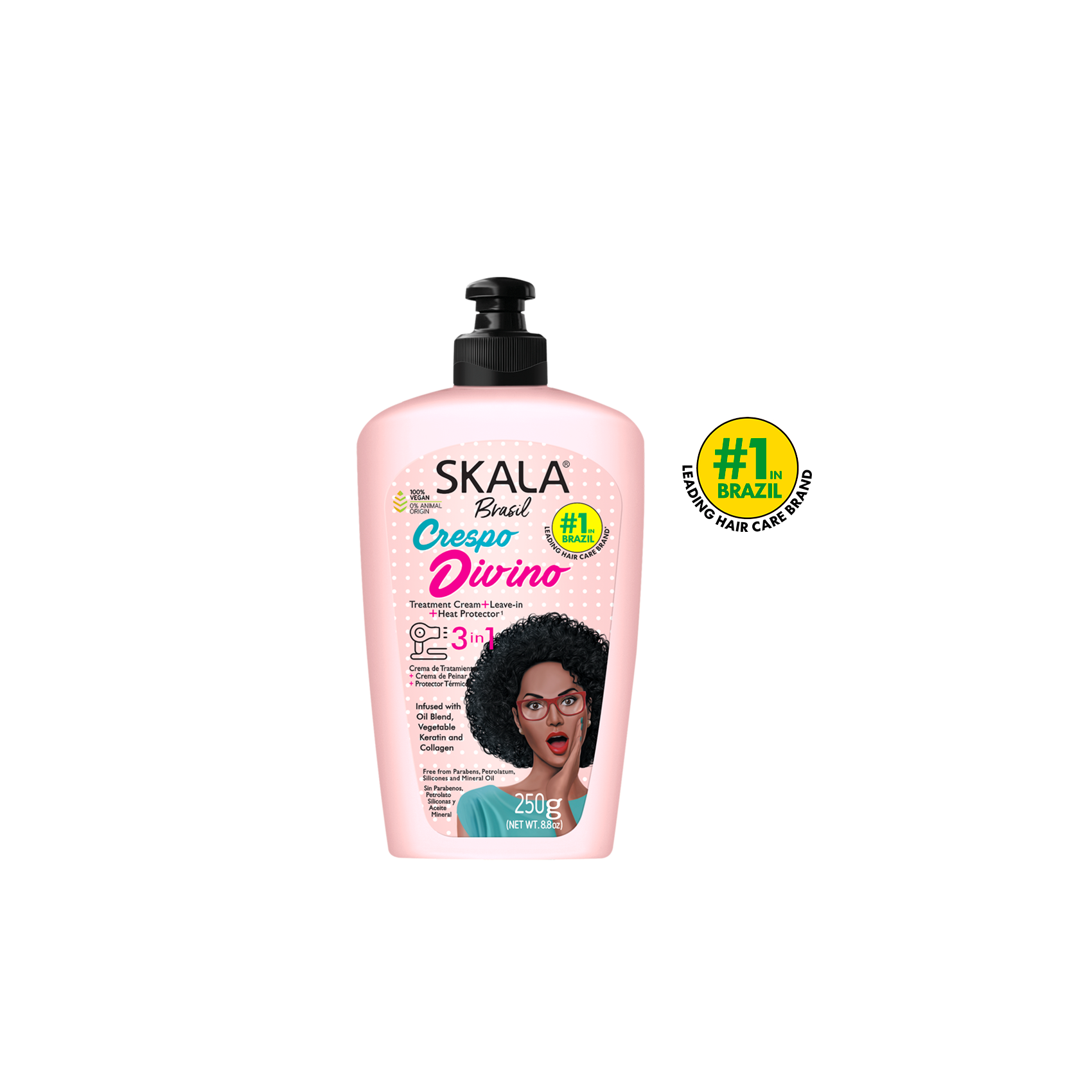 SKALA - CRESPO DIVINO CREMA PARA PEINAR 3 EN 1 (CREMA PARA PEINAR 3 EN 1 CRESPO DIVINO SKALA) - 1