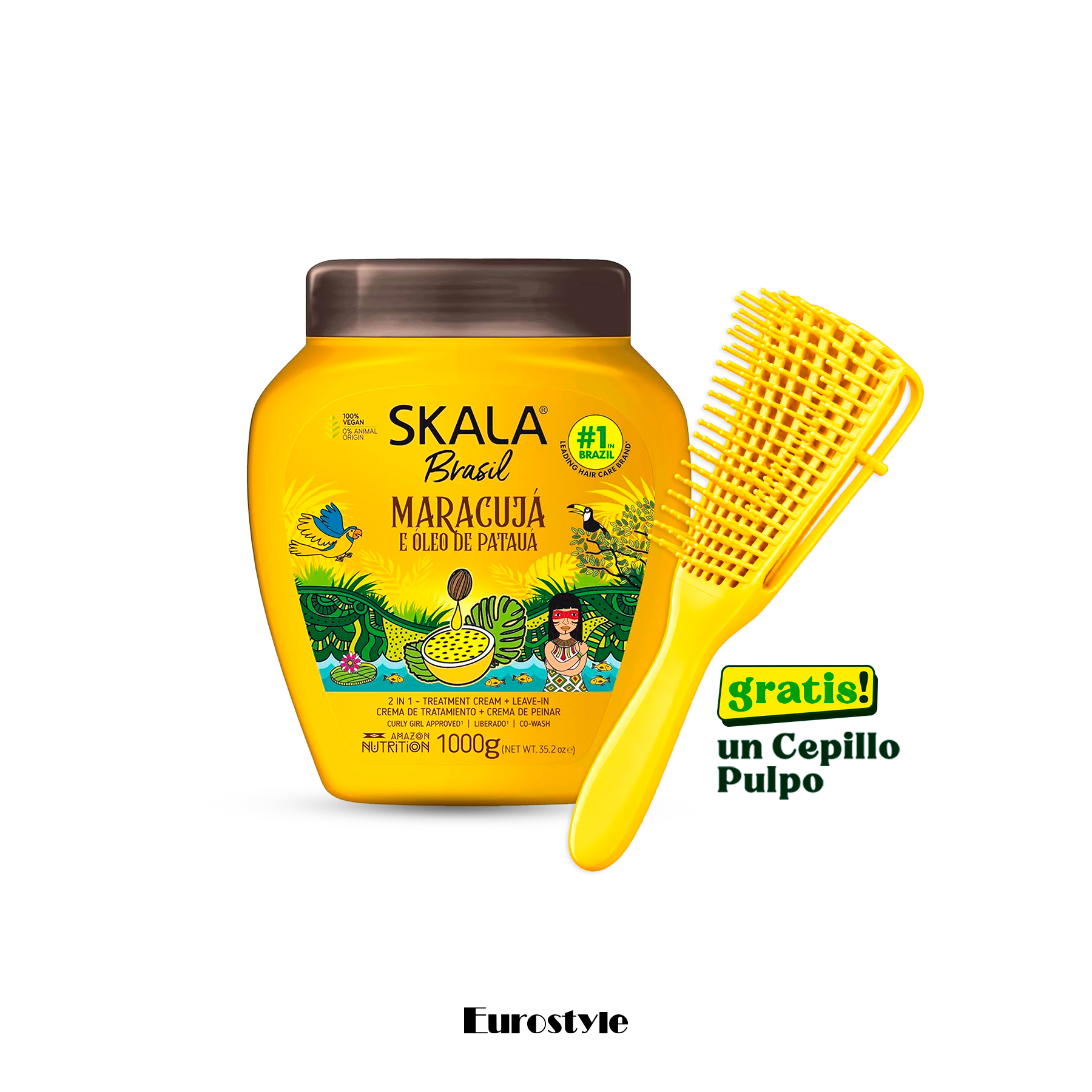 SKALA - TRATAMIENTO | MASCARILLA ACONDICIONADOR 2 EN 1 MARACUJÁ 1KG - 1