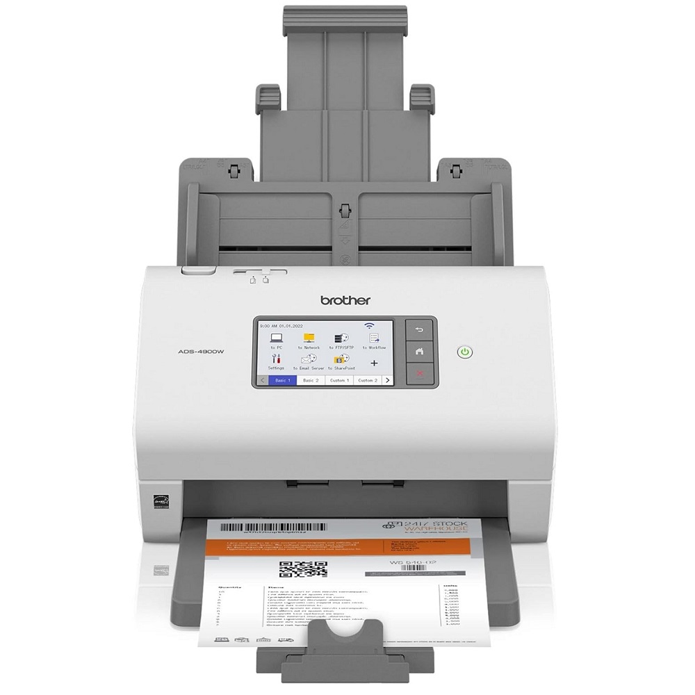ESCÁNER BROTHER ADS-4900W, ADF, DÚPLEX, WI-FI - 1