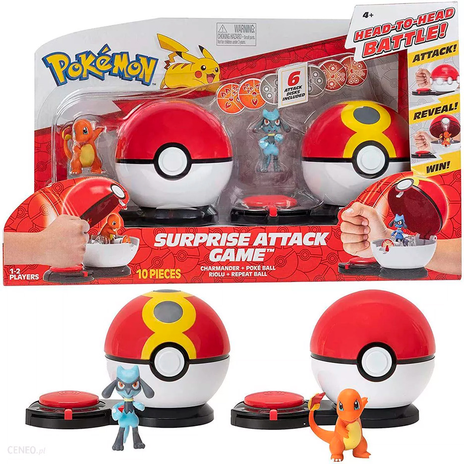 POKEMON SURPRISE ATTACK GAME CON RIOLU Y CHARMANDER - 1