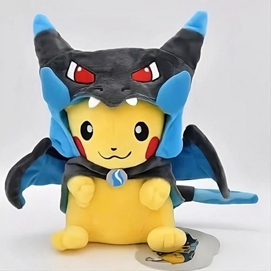 PELUCHE POKEMON PIKACHU DISFRAZADO DE CHARIZARD X POKEMON FIT - 1