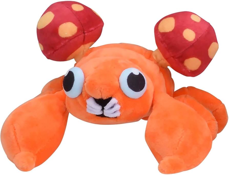 Peluche Pokémon Paras Tipo Bicho / Planta Mediano Coleccionable - 1