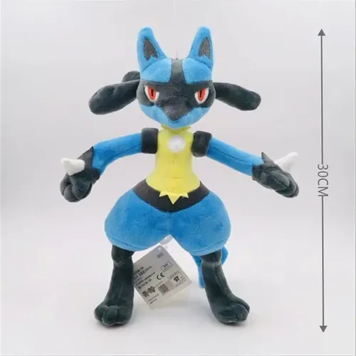 PELUCHE POKÉMON LUCARIO TIPO LUCHO / ACERO COLECCIONABLE - 1