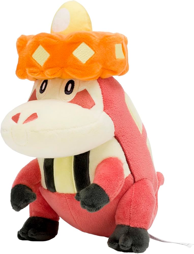 PELUCHE POKÉMON CROCALOR EVOLUCIÓN TIPO FUEGO COLECCIONABLE - 1