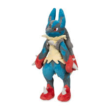 PELUCHE POKÉMON MEGA LUCARIO EVOLUCIÓN AURA TIPO LUCHA / ACERO COLECCIONABLE - 1