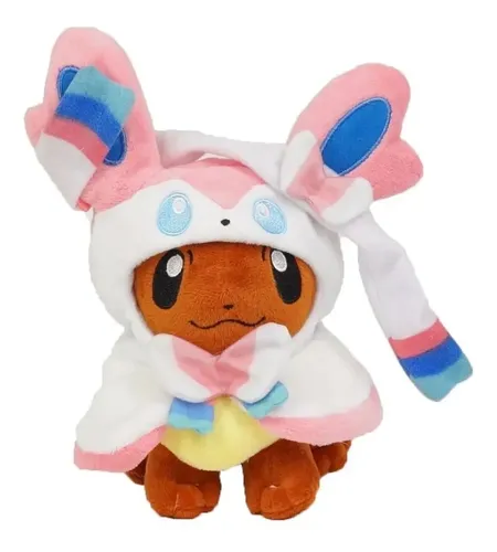 PELUCHE POKÉMON EEVEE DISFRAZ SYLVEON EDICIÓN ESPECIAL COLECCIONABLE - 1
