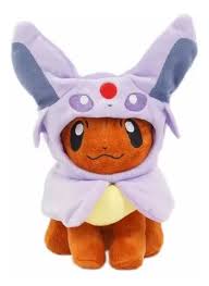 PELUCHE POKÉMON EEVEE DISFRAZ ESPEON EDICIÓN ESPECIAL COLECCIONABLE - 1