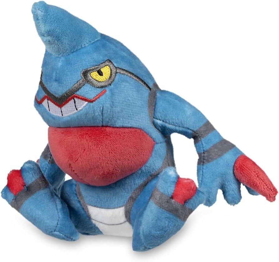 PELUCHE POKÉMON TOXICROAK EVOLUCIÓN TIPO VENENO/LUCHA COLECCIONABLE - 1