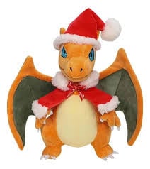 PELUCHE POKÉMON CHARIZARD NAVIDEÑO CON GORRO DE PAPÁ NOEL – EDICIÓN LIMITADA FESTIVA - 1