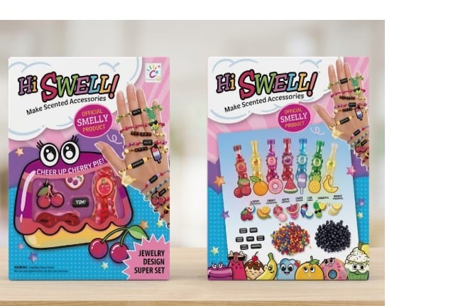 TÍTULO: KIT DE DISEÑO DE JOYAS PERFUMADAS HI SWELL! - SÚPER SET DE CREACIÓN DE PULSERAS DE FRUTAS - 1