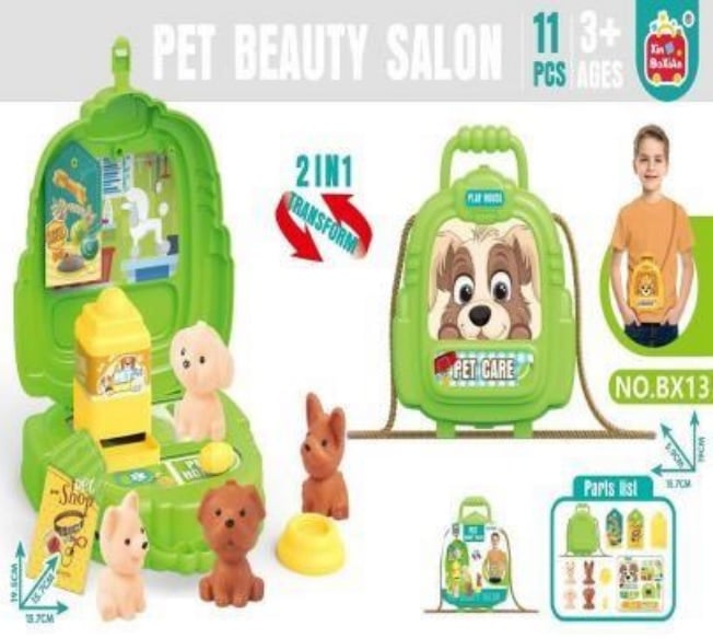 SET MINI MASCOTAS PET BEAUTY SALON - 1