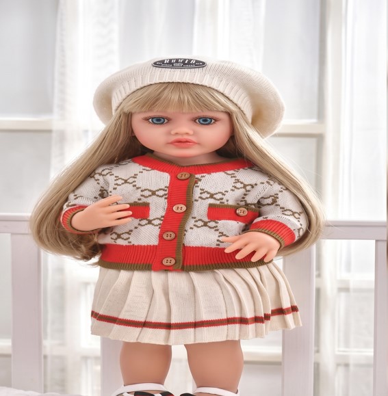 MUÑECA REALISTA 'CUTE DOLL' - EDICIÓN BOUTIQUE CON BOINA - 1