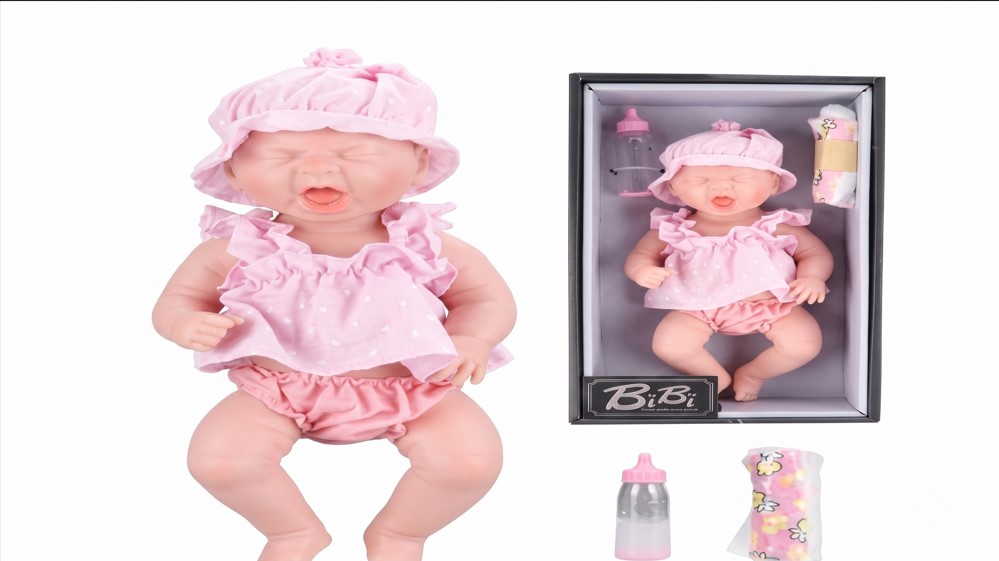 MUÑECA REALISTA DE COLECCIÓN CON ACCESORIOS - SET DE REGALO 'BIBI' EN LILA - 1