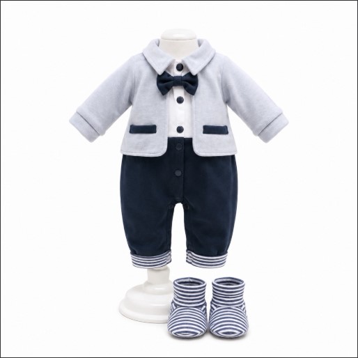 TRAJE FORMAL DE ESTILO ESMOQUIN PARA MUÑECOS - 1