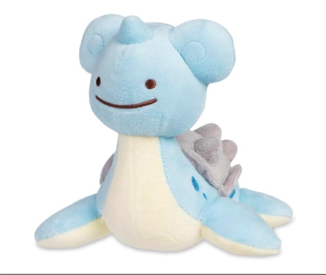 PELUCHE DE DITTO TRANSFORMADO EN LAPRAS POKÉMON – COLECCIONABLE | ALTA CALIDAD - 1