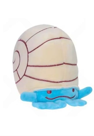 PELUCHE DE DITTO TRANSFORMADO EN OMANYTE POKÉMON – COLECCIONABLE | ALTA CALIDAD - 1