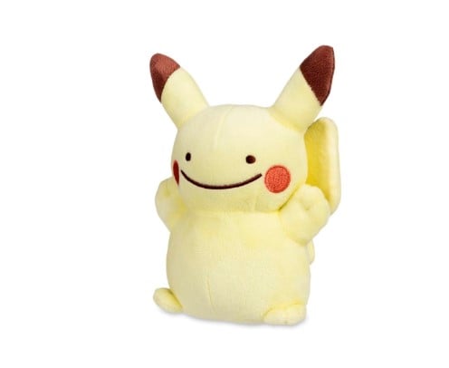 PELUCHE DE DITTO TRANSFORMADO EN PIKACHU POKÉMON – COLECCIONABLE | ALTA CALIDAD - 1