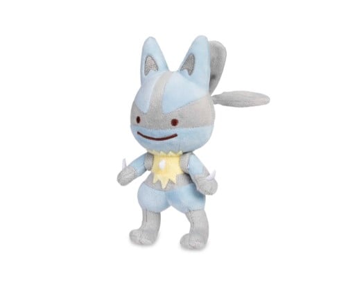 PELUCHE DE DITTO TRANSFORMADO EN LUCARIO POKÉMON – COLECCIONABLE | ALTA CALIDAD - 1