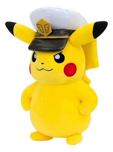 PELUCHE POKÉMON PIKACHU DIFRAZ DE CAPITÁN | ALTA CALIDAD COLECCIONABLE - 1