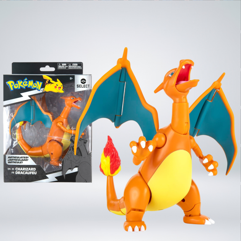 FIGURA DE ACCIÓN CHARIZARD CAJA SELECT COLECCIONABLE - 2
