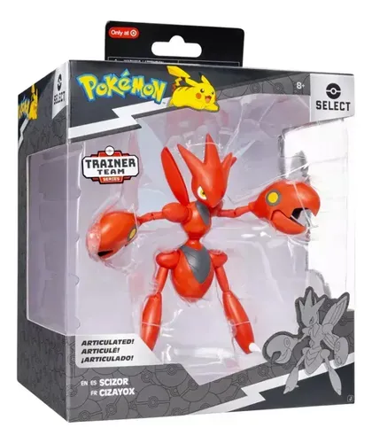 FIGURA DE ACCIÓN DE SCIZOR POKÉMON – COLECCIONABLE | ARTICULADA - 1
