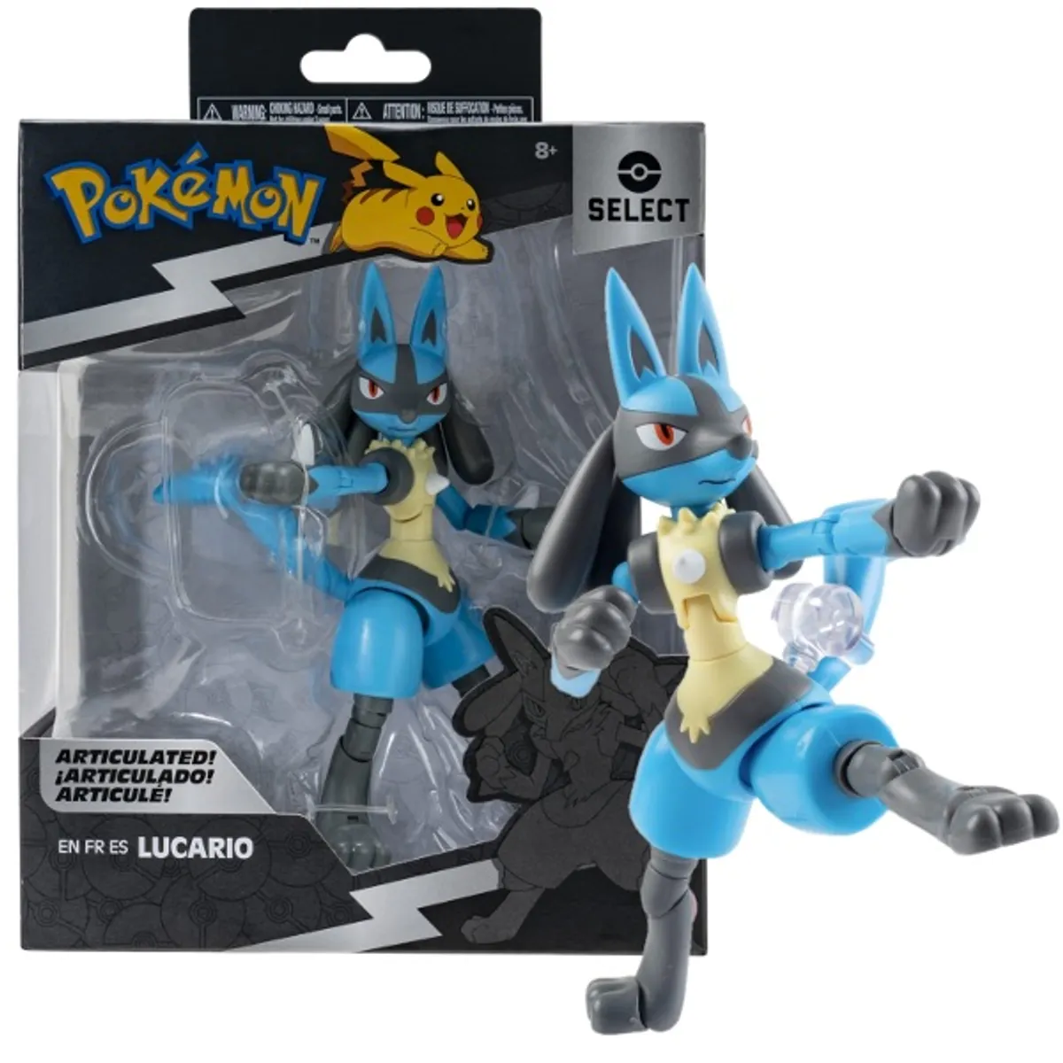 FIGURA DE ACCIÓN LUCARIO CAJA SELECT COLECCIONABLE - 1