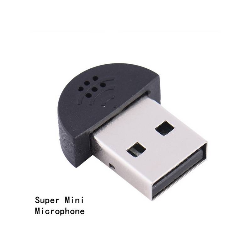 ADAPTADOR DE AUDIO Y MICRÓFONO SÚPER MINI USB 2,0 NEGRO - 1