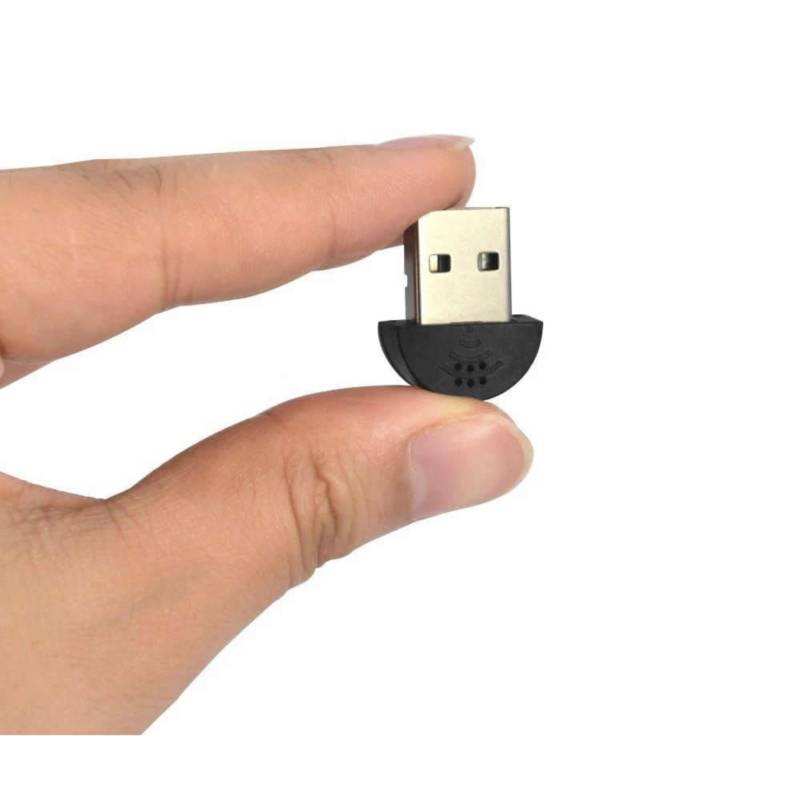 ADAPTADOR DE AUDIO Y MICRÓFONO SÚPER MINI USB 2,0 NEGRO - 2