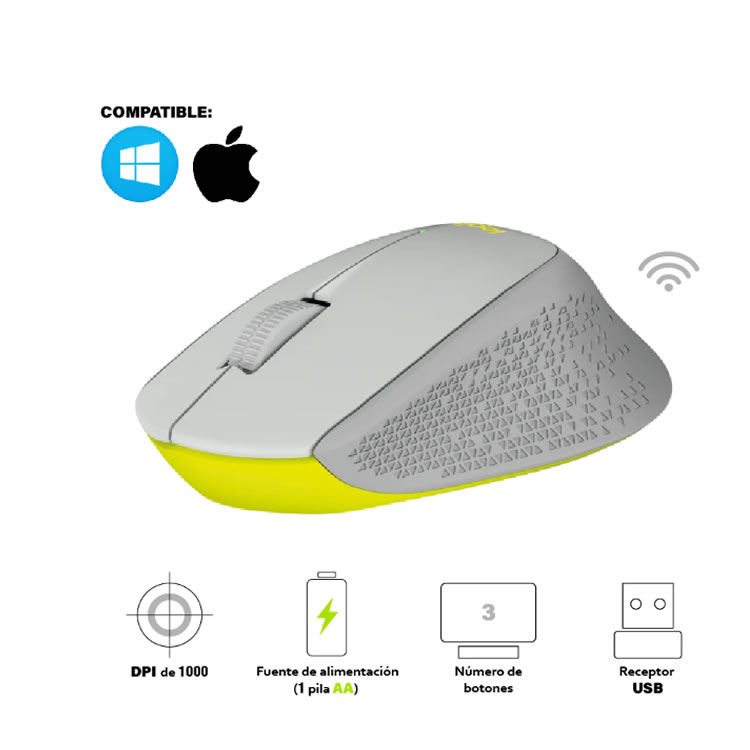 MOUSE INALÁMBRICO LOGITECH M280 - 2