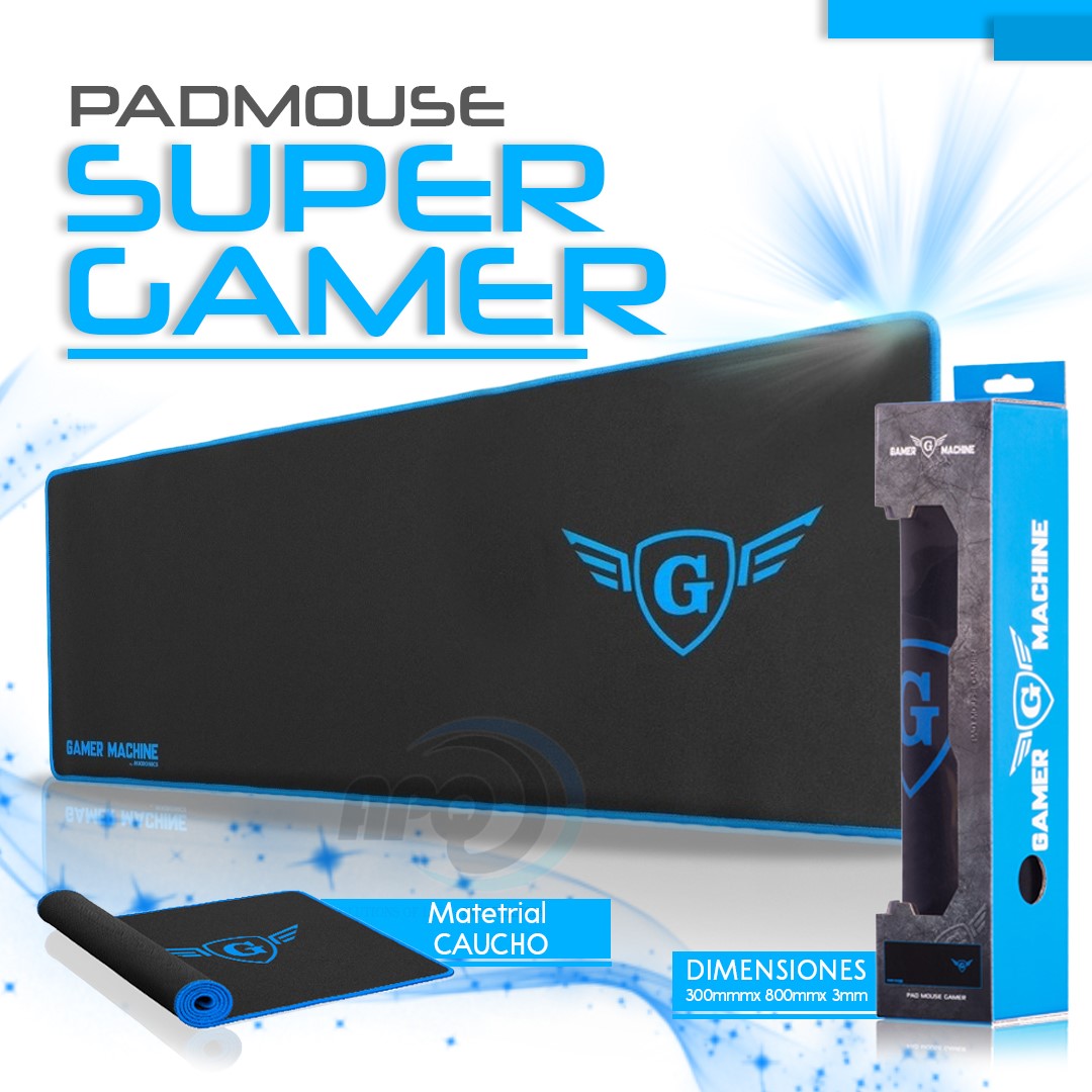 PAD MOUSE MACHINE X833 NEGRO - 1
